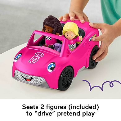 Barbie® Convertible Car Toy and 2 Figures by Little People