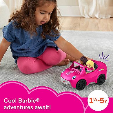 Barbie® Convertible Car Toy and 2 Figures by Little People
