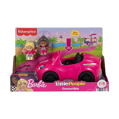 Barbie® Convertible Car Toy and 2 Figures by Little People