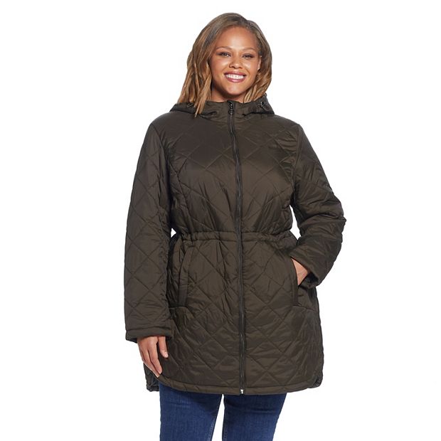 Plus size anorak sale jacket with hood