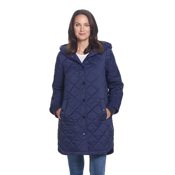 Women's Weathercast Hooded Quilted Duffle Jacket
