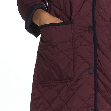 Women's Weathercast Quilted Reversible Duffle Jacket