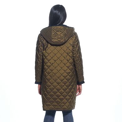 Women's Weathercast Quilted Reversible Duffle Jacket