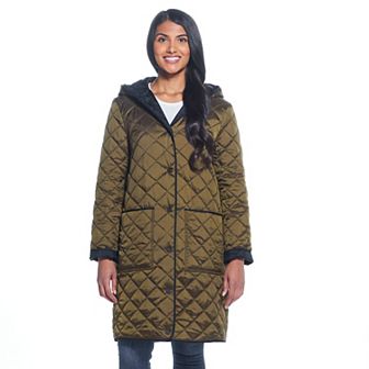 Women's Weathercast Quilted Reversible Duffle Jacket