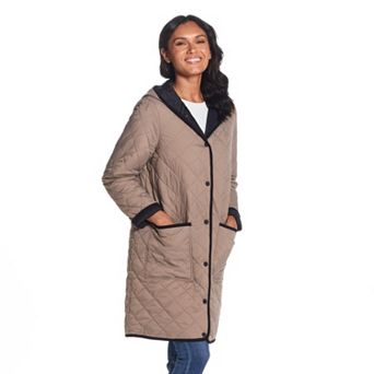 Women's Weathercast Quilted Reversible Duffle Jacket