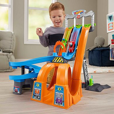 Hot Wheels Racing Loops Tower Track Playset by Little People
