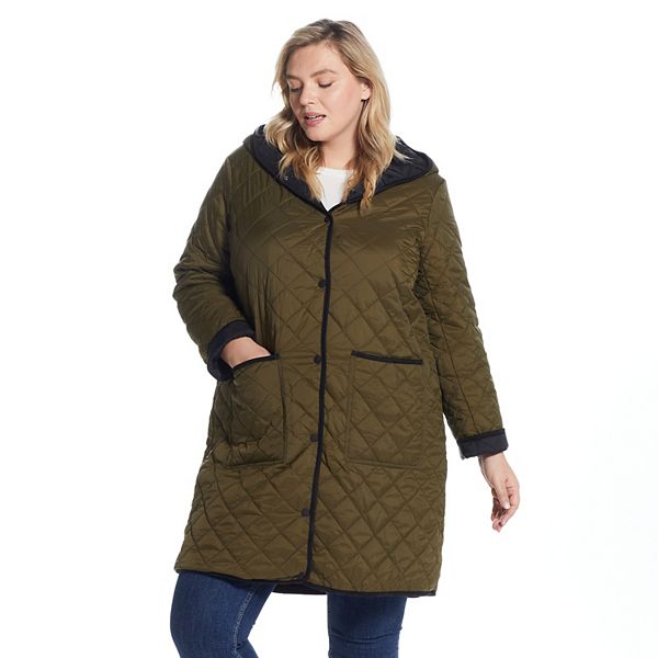 Women's plus hotsell size quilted jacket