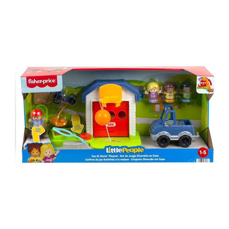 Fisher-Price Little People Fun at Home Playset with Figures, Multicolor