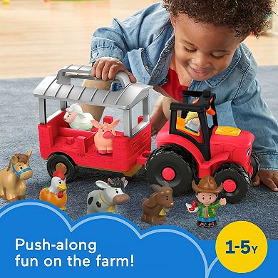 Fisher-Price Little People Caring For Animals Tractor Gift Set