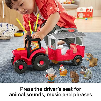 Fisher-Price Little People Caring For Animals Tractor Gift Set