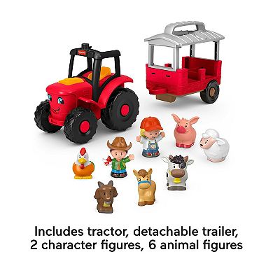 Fisher-Price Little People Caring For Animals Tractor Gift Set