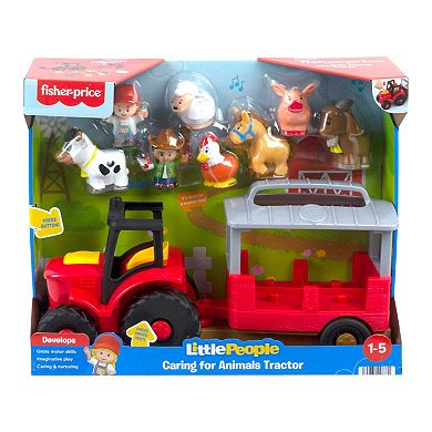 Fisher-Price Little People Caring For Animals Tractor Gift Set