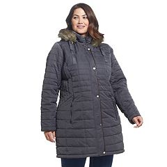 Womens plus size winter coats store at kohls