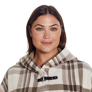 Women's Weathercast Hood Fleece Poncho