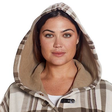 Women's Weathercast Hood Fleece Poncho