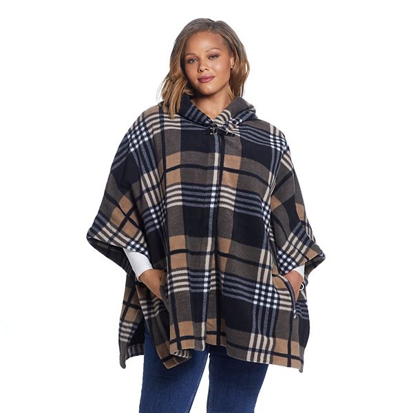 Women's Weathercast Hood Fleece Poncho