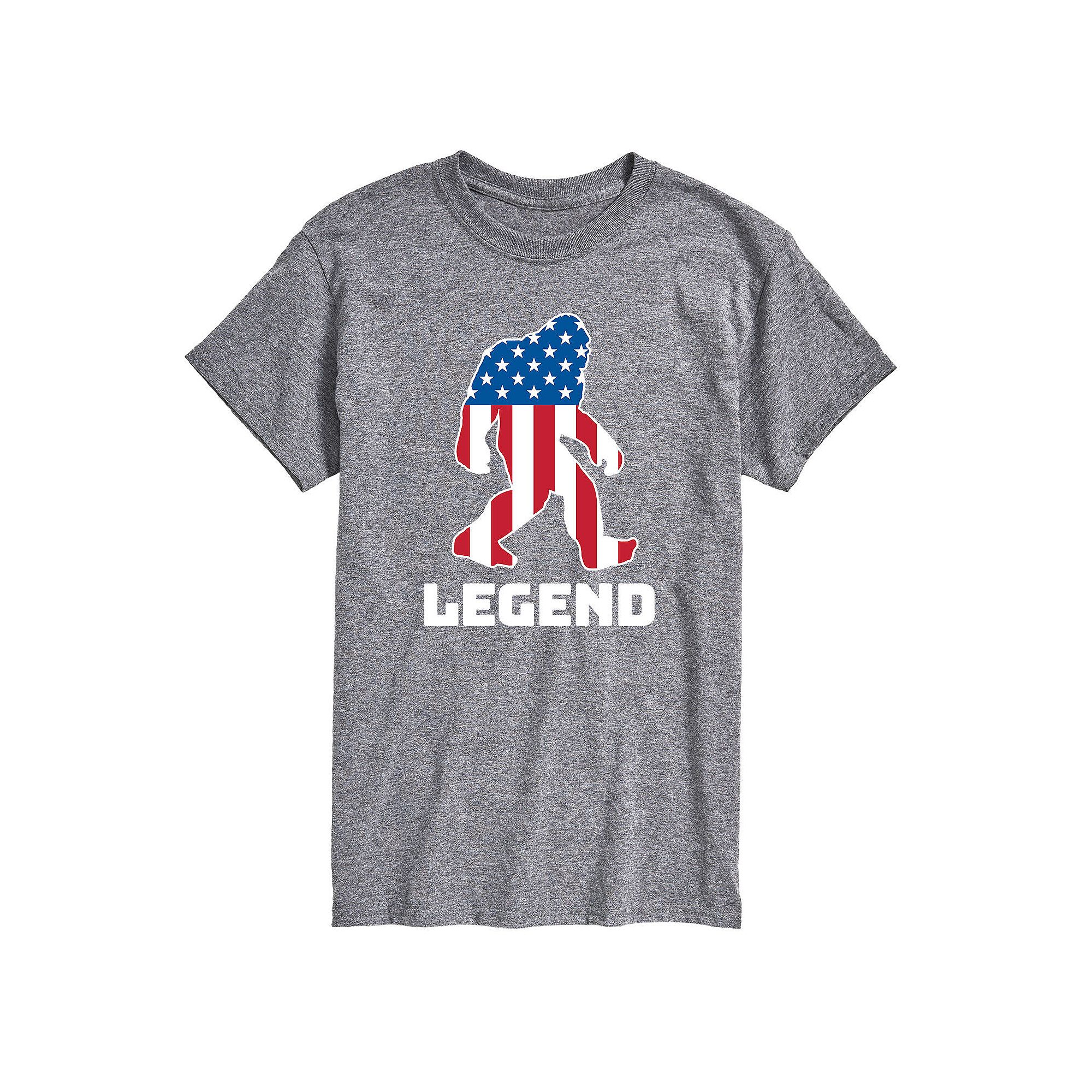 Mens Legend Sasquatch Tee, Size: XS, Gray