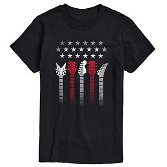 Men's Americana Flag Guitars Tee