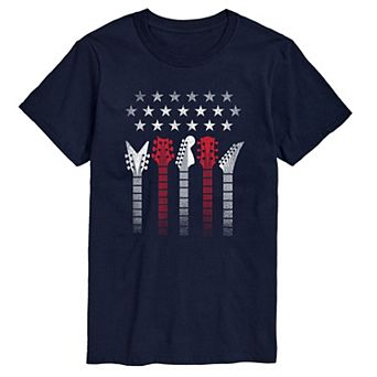 Men's Americana Flag Guitars Tee