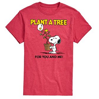 Men's Peanuts Plant A Tree Tee