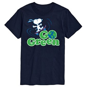 Men's Peanuts Go Green Tee