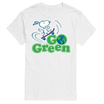 Men's Peanuts Go Green Tee