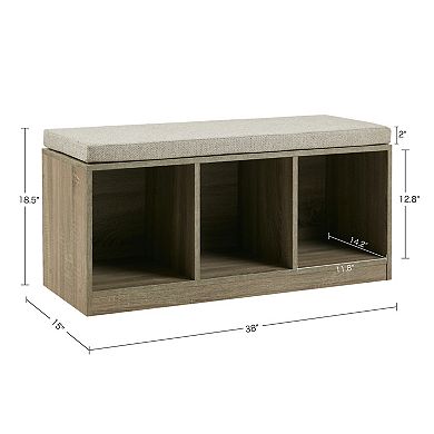 510 Design Zeus Cube Organizer Storage Bench