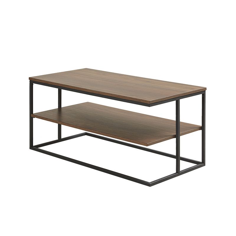 510 Design Monarch Rectangle Coffee Table, Brown
