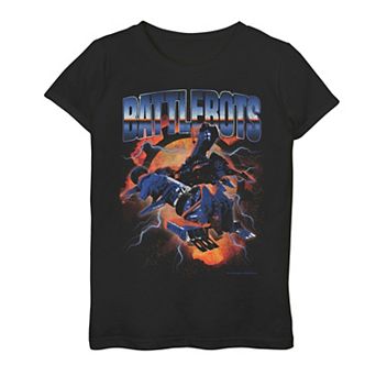 Girls 7-16 BattleBots Robots Explosion Collage Graphic Tee