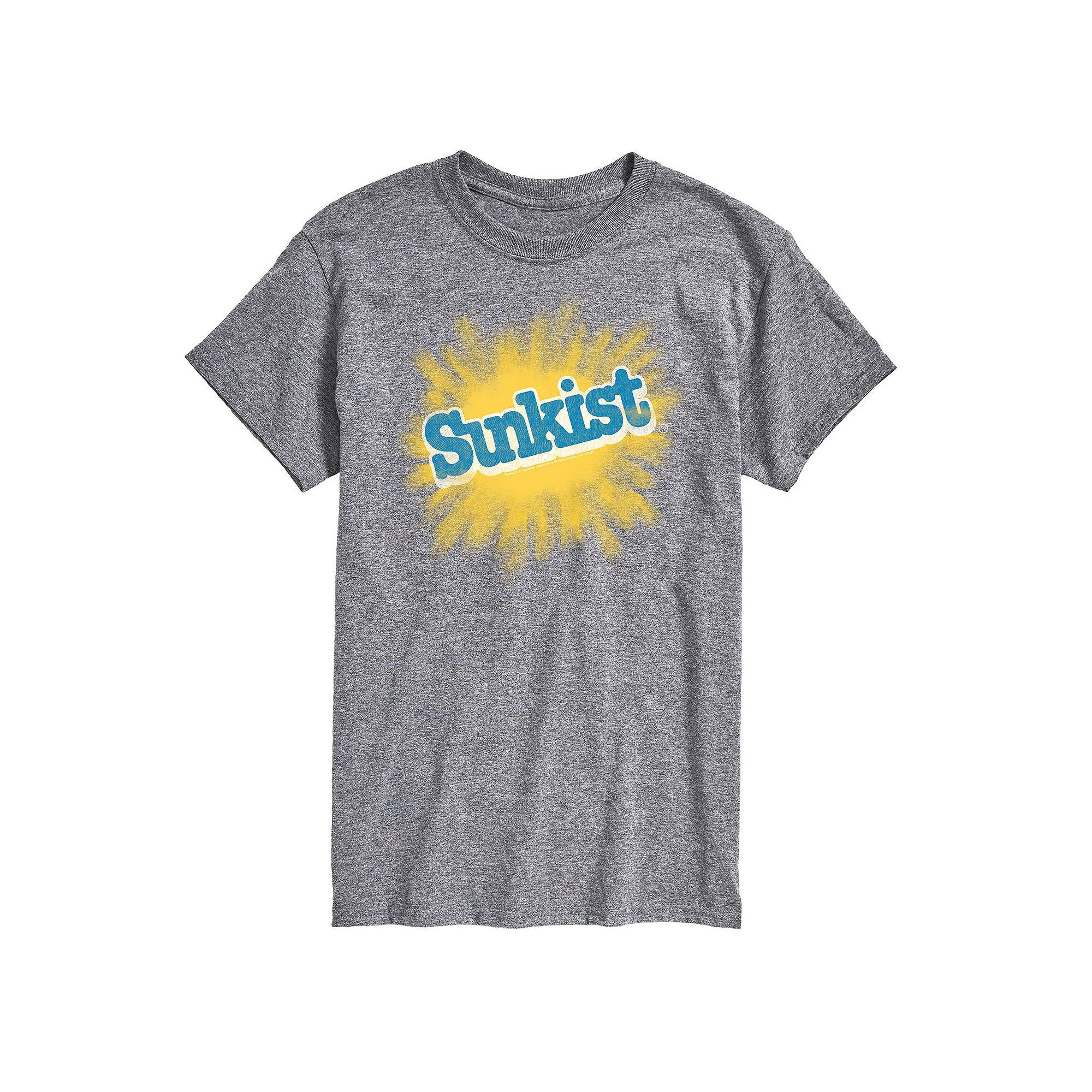 Mens Sunkist Tie Dye Tee, Size: XS, Gray