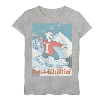 Girls 7-16 ICEE Snow Boarding Polar Bear Graphic Tee