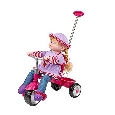 Kid Concepts 12-Inch Baby Doll With Trike