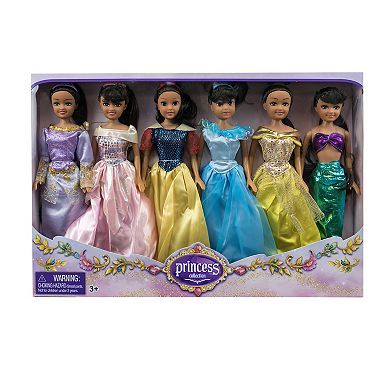 Smart Talent 6 11.5-Inch Dolls Princess Gift Set