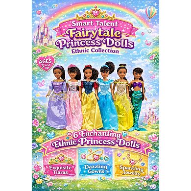 Smart Talent 6 11.5-Inch Dolls Princess Gift Set