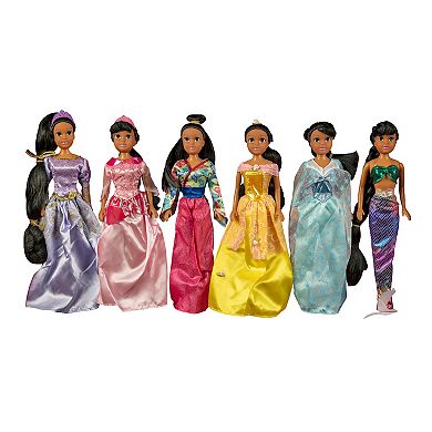 Smart Talent 6 11.5-Inch Dolls Princess Gift Set 