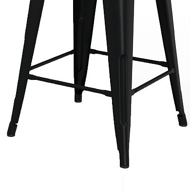 Simpli Home Rayne Counter Stool 4-piece Set