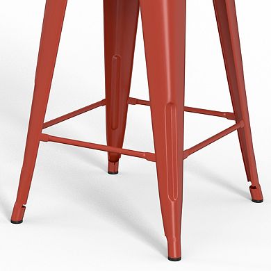 Simpli Home Rayne Curved Back Counter Stool 4-piece Set