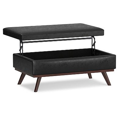 Simpli Home Owen 42-in. Lift-Top Coffee Table / Storage Ottoman