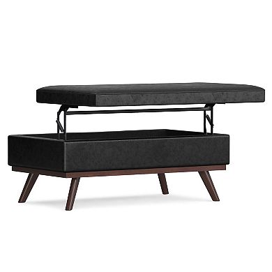 Simpli Home Owen 42-in. Lift-Top Coffee Table / Storage Ottoman