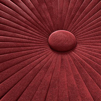 Simpli Home Grafton Round Pouf