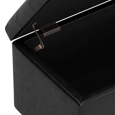 Simpli Home Cosmopolitan Storage Ottoman