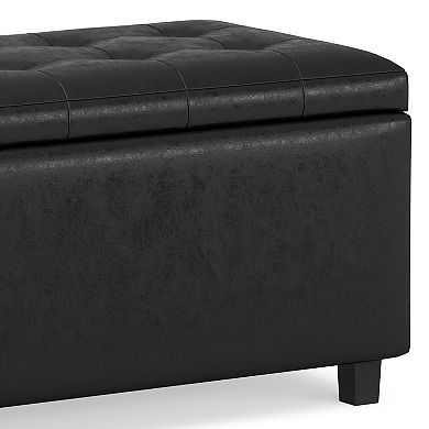 Simpli Home Cosmopolitan Storage Ottoman