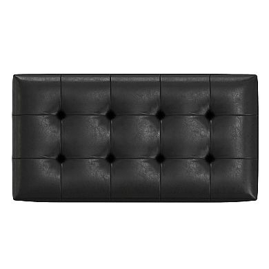 Simpli Home Cosmopolitan Storage Ottoman