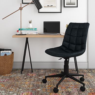 Simpli Home Chambers Executive Swivel Office Chair