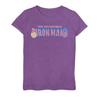 Girls 7-16 Marvel Iron Easter The Invincible Iron Man Graphic Tee
