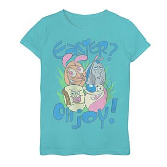 Girls 7-16 Nickelodeon Ren & Stimpy Easter Oh Joy Graphic Tee