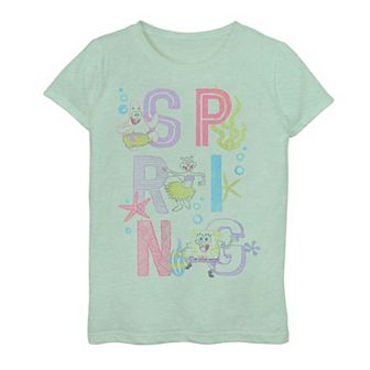 Girls 7-16 Nickelodeon Spongebob Squarepants Ocean Spring Graphic Tee