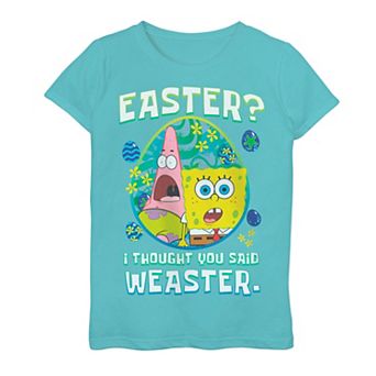 Girls 7-16 SpongeBob SquarePants Easter? I Though You Said Weaster Graphic Tee