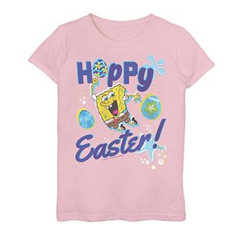 Girls 7-16 Nickelodeon Spongebob Squarepants Happy Easter Graphic Tee