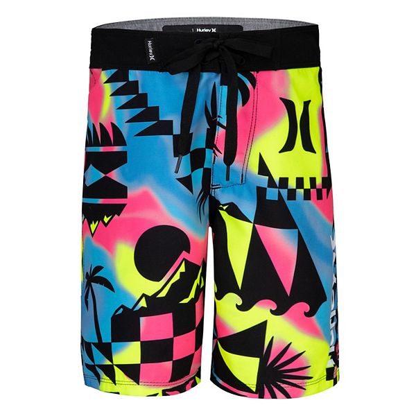 Boys 4-7 Hurley Abstract Blanket Board Shorts - Multi (5)